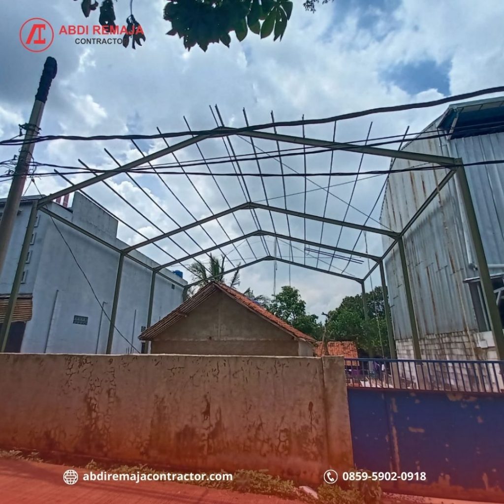 Proyek konstruksi baja gudang es