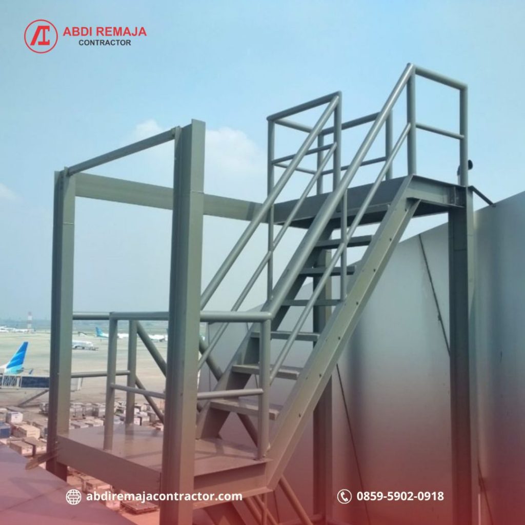 Proyek konstruksi baja tangga baja