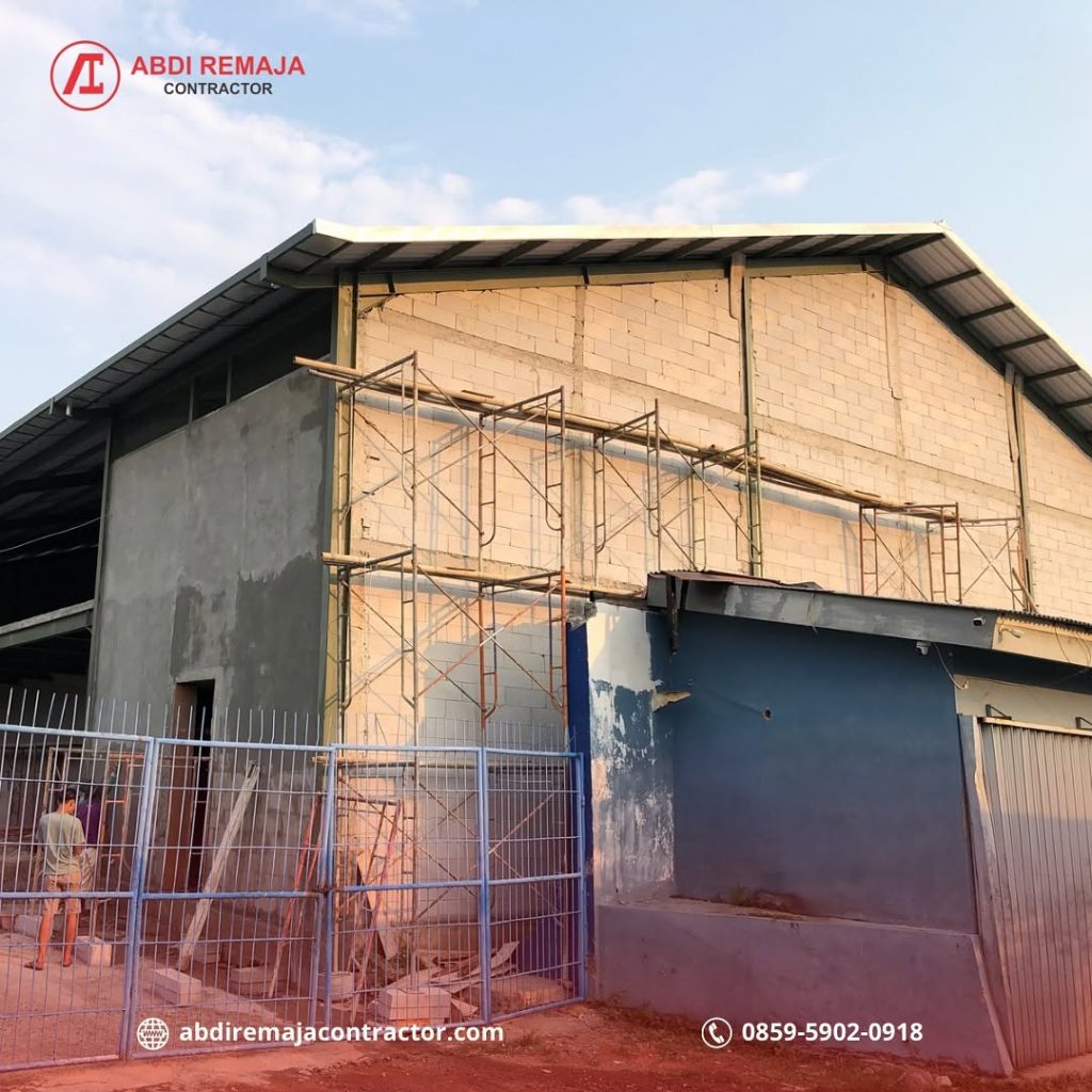 Proyek konstruksi baja toko bangunan