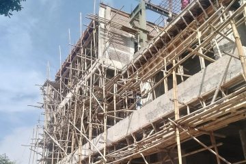 konstruksi baja gudang