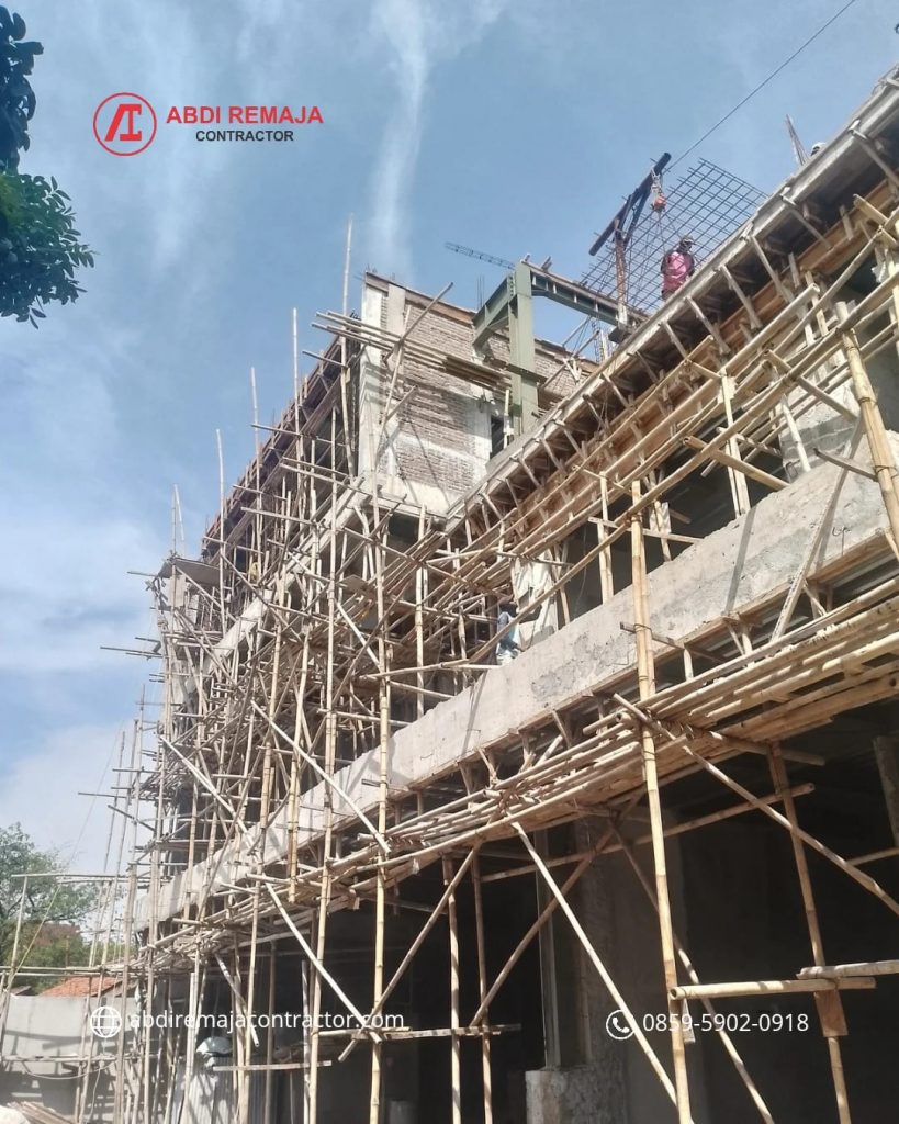 konstruksi baja gudang