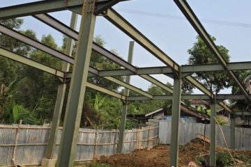 proyek konstruksi gudang