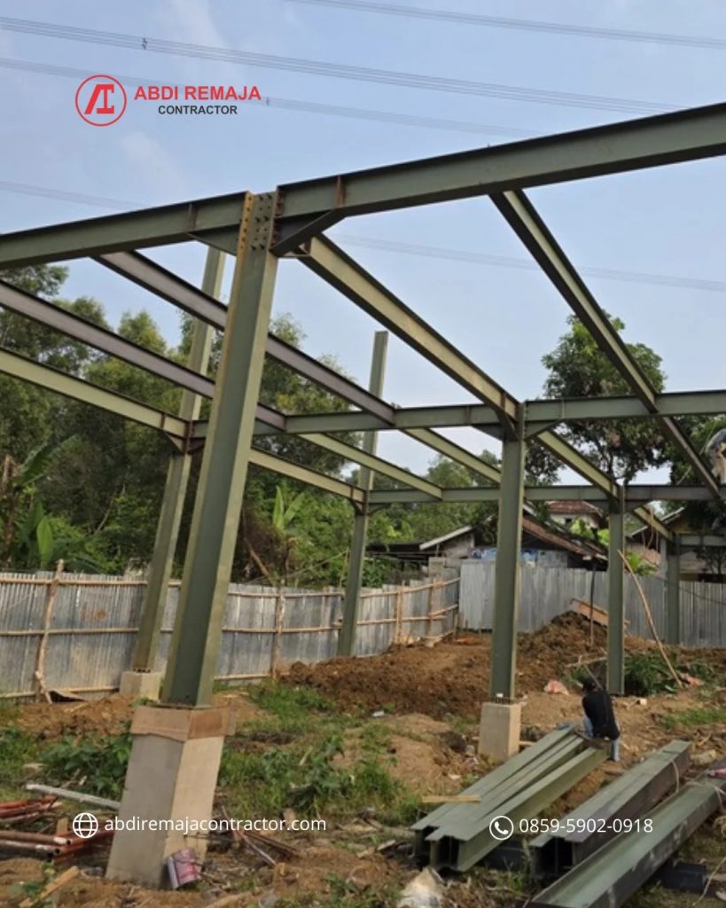 proyek konstruksi gudang