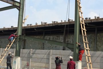 proyek konstruksi gudang